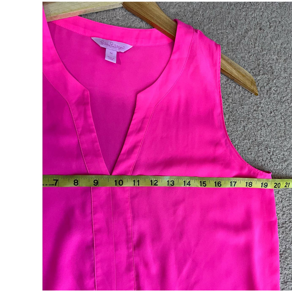 Lilly Pulitzer Pink Sleeveless Blouse - Picture 4 of 6
